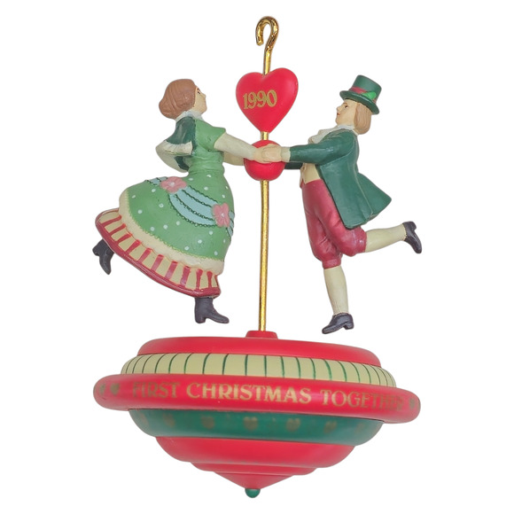 1990 Wonderland Waltz First Christmas Together Ornament M Gilmore Designs Summit - Picture 2 of 4